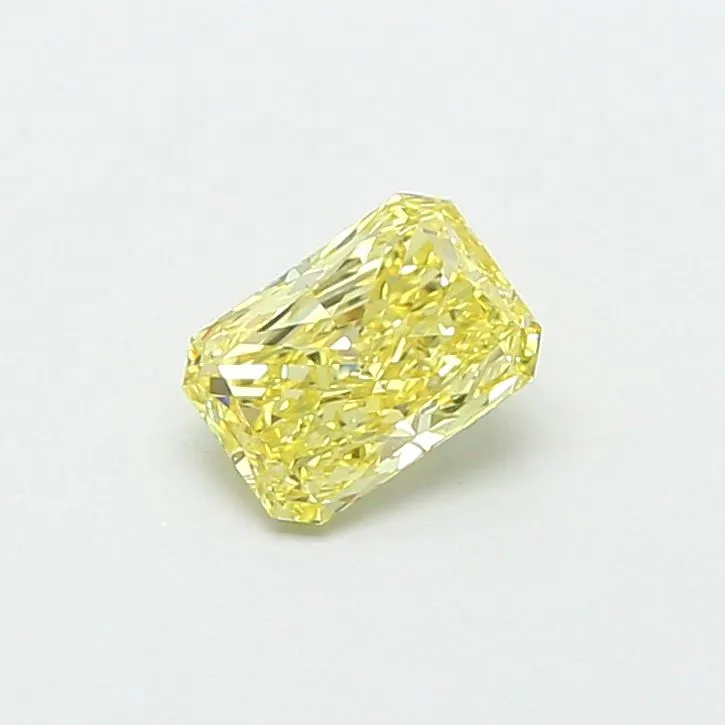 1.10ct RADIANT Fancy Intense Yellow VVS2 Coloured Lab diamond