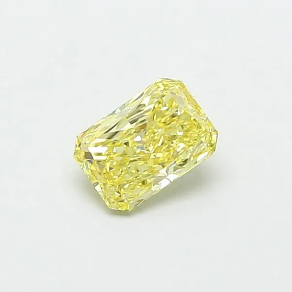 1.1ct RADIANT Fancy Intense Yellow VVS2 Coloured Lab diamond