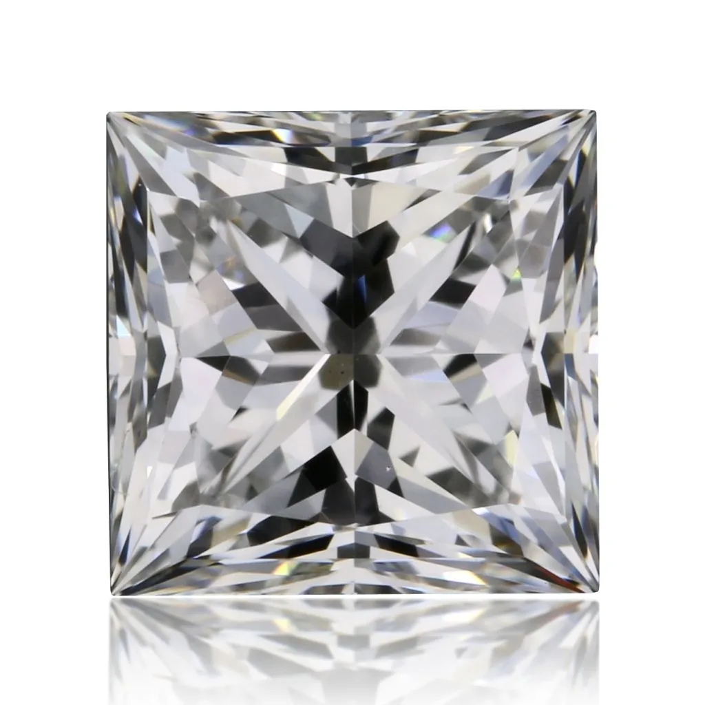 0.71ct PRINCESS F VS1 Natural diamond