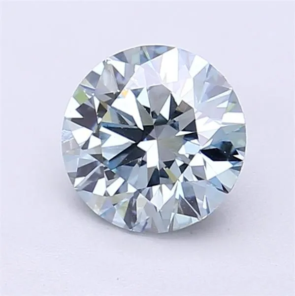 1.18ct ROUND Fancy Intense Blue VVS2 Coloured Lab diamond