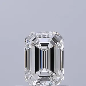 0.52ct EMERALD F VVS2 Natural diamond
