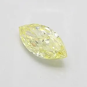 1.01ct MARQUISE Fancy Yellow VVS2 Coloured Lab diamond