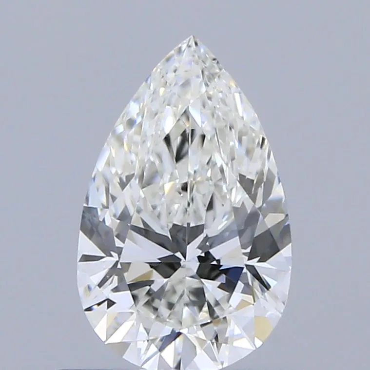 0.53ct PEAR H VVS2 Natural diamond