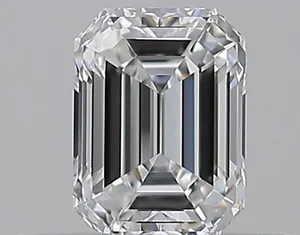 0.41ct EMERALD E VVS2 Natural diamond