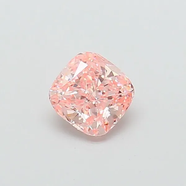 1.07ct CUSHION Fancy Intense Pink VVS2 Coloured Lab diamond