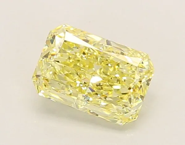1.05ct RADIANT Fancy Yellow VVS2 Coloured Lab diamond