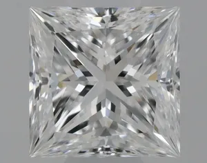 0.35ct PRINCESS E VVS2 Natural diamond