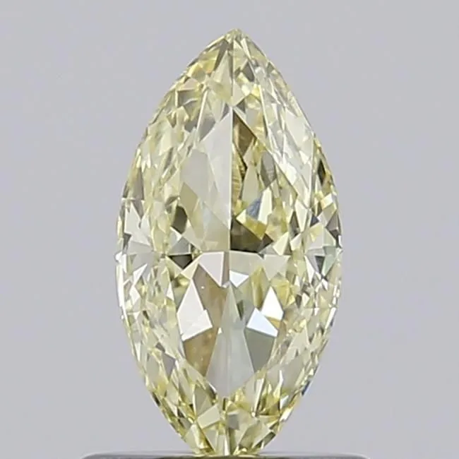 0.60ct MARQUISE Fancy Light Yellow VVS1 Coloured Lab diamond