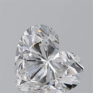 0.9ct HEART F VVS1 Natural diamond
