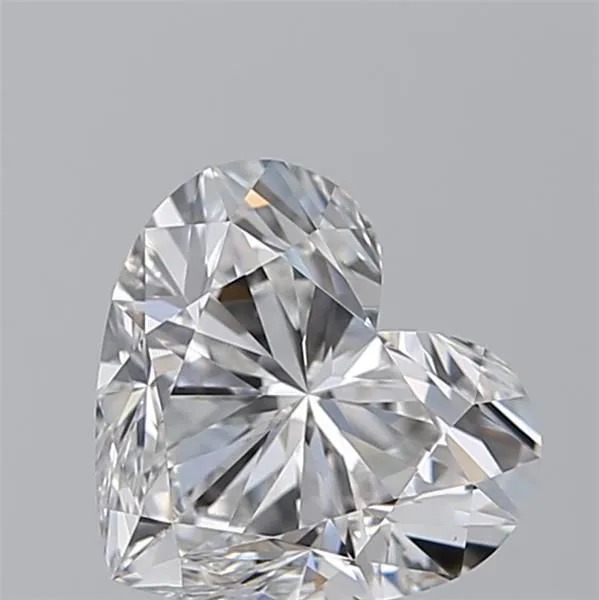 0.9ct HEART F VVS1 Natural diamond