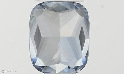 0.41ct CUSHION Fancy Vivid Blue VVS1 Coloured Lab diamond