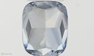 0.41ct CUSHION Fancy Vivid Blue VVS1 Coloured Lab diamond