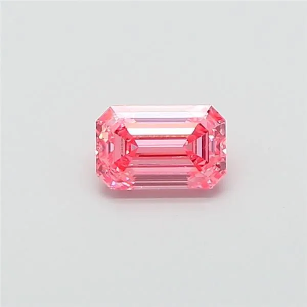 1ct EMERALD Fancy Vivid Pink VS2 Coloured Lab diamond