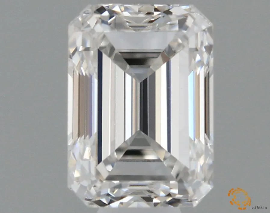 0.50ct EMERALD F VS1 Natural diamond
