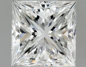 0.7ct PRINCESS E VVS2 Natural diamond
