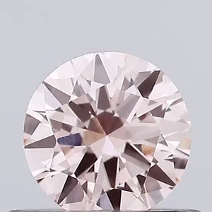 0.46ct ROUND Fancy Intense Pink VVS2 Coloured Lab diamond