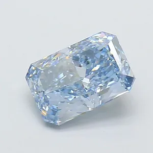 1.19ct RADIANT Fancy Intense Blue VVS2 Coloured Lab diamond