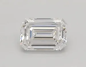 0.34ct EMERALD D VVS2 Lab diamond
