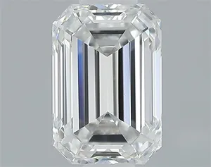 0.5ct EMERALD F VS1 Natural diamond