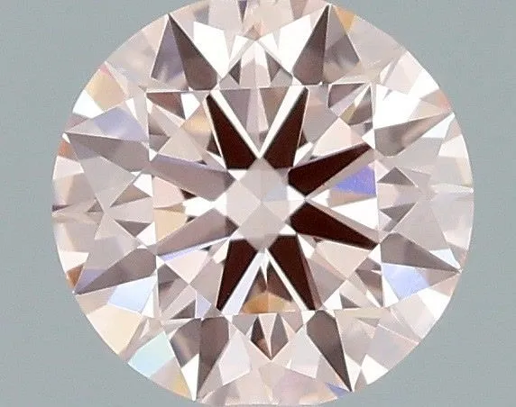 0.65ct ROUND Fancy Intense Pink VS2 Coloured Lab diamond