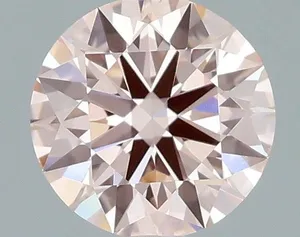 0.65ct ROUND Fancy Intense Pink VS2 Coloured Lab diamond