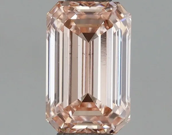1ct EMERALD Fancy Intense Pink VS1 Coloured Lab diamond