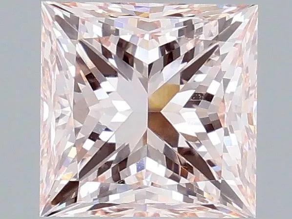 3ct PRINCESS Fancy Intense Pink VVS2 Coloured Lab diamond