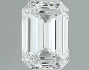 0.38ct EMERALD F VS1 Natural diamond