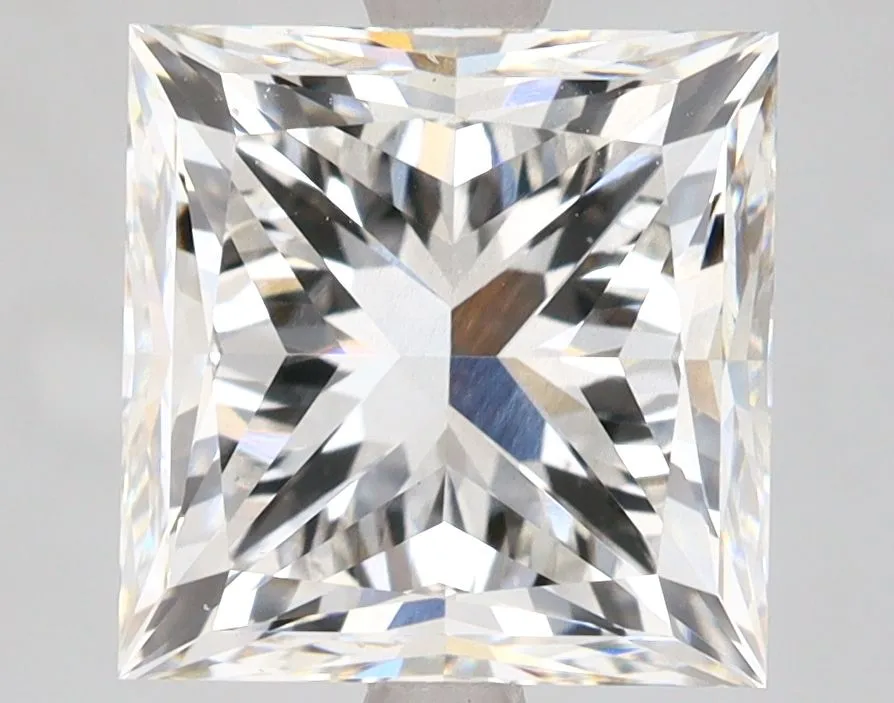 5.02ct PRINCESS Fancy Intense Blue VS1 Coloured Lab diamond