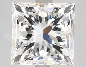 5.02ct PRINCESS Fancy Intense Blue VS1 Coloured Lab diamond
