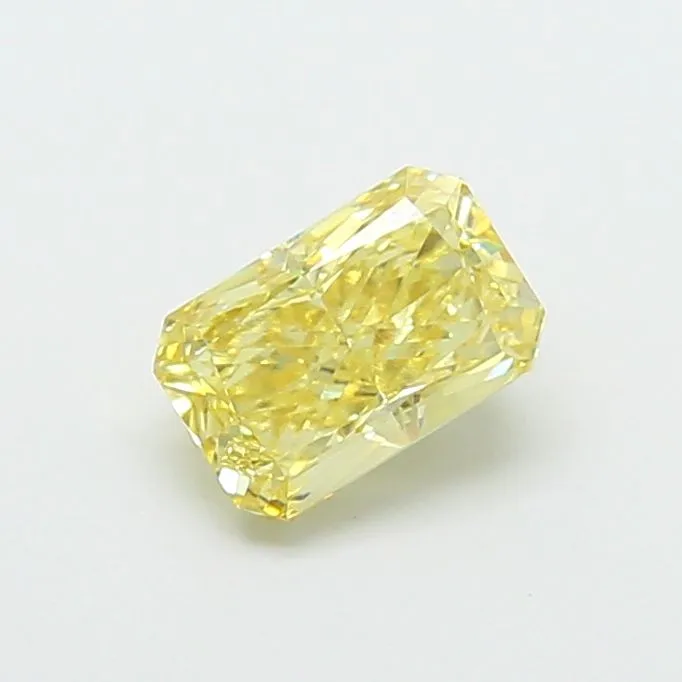 1.25ct RADIANT Fancy Intense Yellow VS1 Coloured Lab diamond