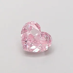 1ct HEART Fancy Intense Pink VS1 Coloured Lab diamond