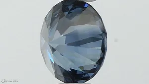 0.43ct ROUND Fancy Intense Blue VS2 Coloured Lab diamond