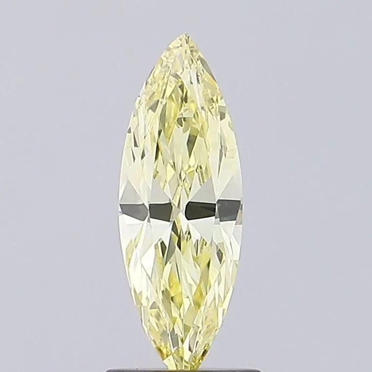 1.05ct MARQUISE Fancy Intense Yellow VVS2 Coloured Lab diamond