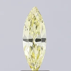 1.05ct MARQUISE Fancy Intense Yellow VVS2 Coloured Lab diamond