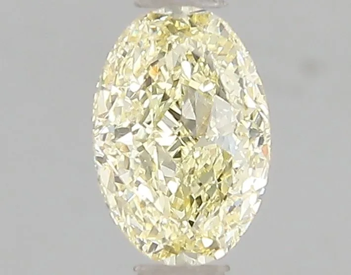 1.00ct OVAL Fancy Intense Yellow VVS2 Coloured Lab diamond
