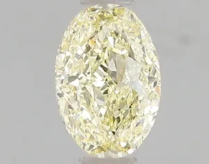 1ct OVAL Fancy Intense Yellow VVS2 Coloured Lab diamond
