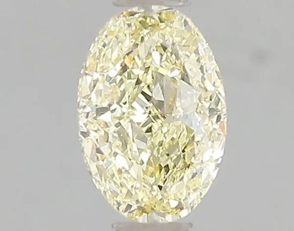 1ct OVAL Fancy Intense Yellow VVS2 Coloured Lab diamond