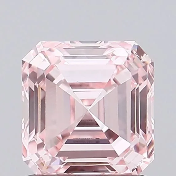 1.03ct EMERALD Fancy Intense Pink VS1 Coloured Lab diamond