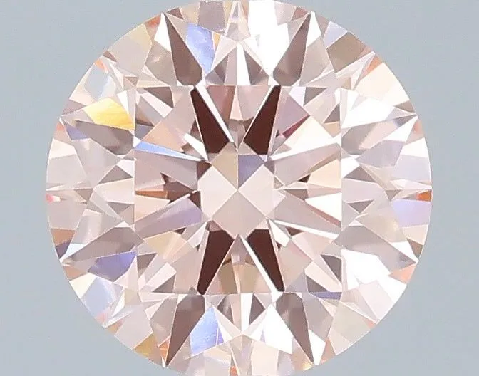 1.05ct ROUND Fancy Intense Pink VVS2 Coloured Lab diamond