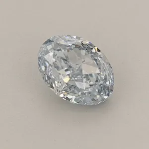 0.52ct OVAL Fancy Blue VS1 Coloured Lab diamond