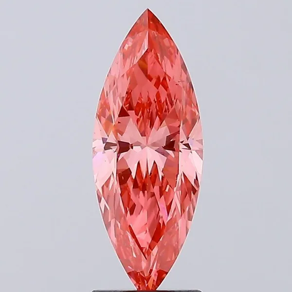 2.04ct MARQUISE Fancy Vivid Pink VS1 Coloured Lab diamond
