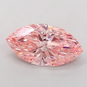 2.52ct MARQUISE Fancy Vivid Pink VVS2 Coloured Lab diamond