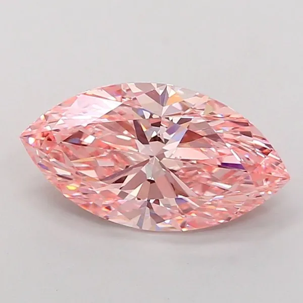 2.52ct MARQUISE Fancy Vivid Pink VVS2 Coloured Lab diamond