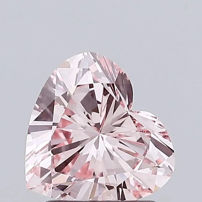 1.50ct HEART Fancy Intense Pink VS1 Coloured Lab diamond