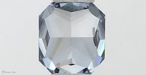 0.37ct RADIANT Fancy Vivid Blue SI1 Coloured Lab diamond