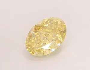 1.04ct OVAL Fancy Gray Yellow VS2 Coloured Lab diamond