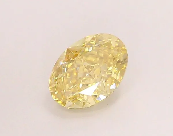 1.04ct OVAL Fancy Gray Yellow VS2 Coloured Lab diamond