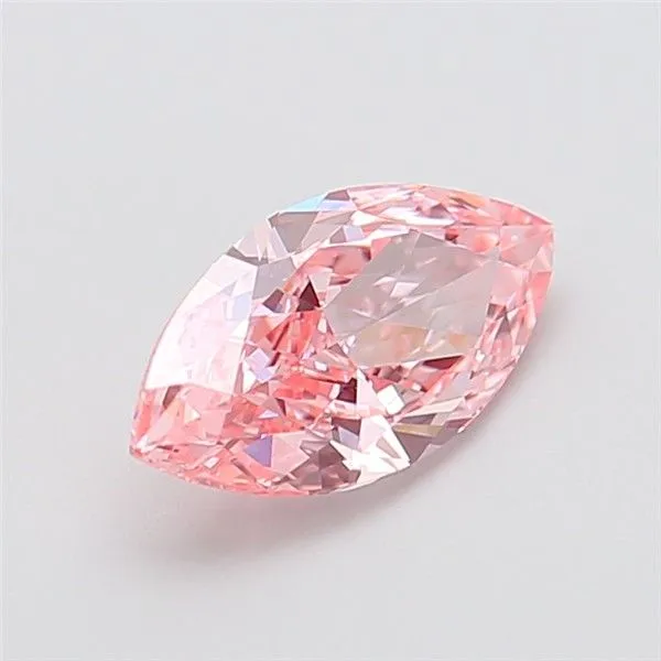 2ct MARQUISE Fancy Vivid Pink VS1 Coloured Lab diamond