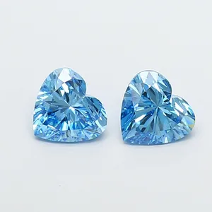 1.03ct HEART Fancy Vivid Blue VS1 Coloured Lab diamond
